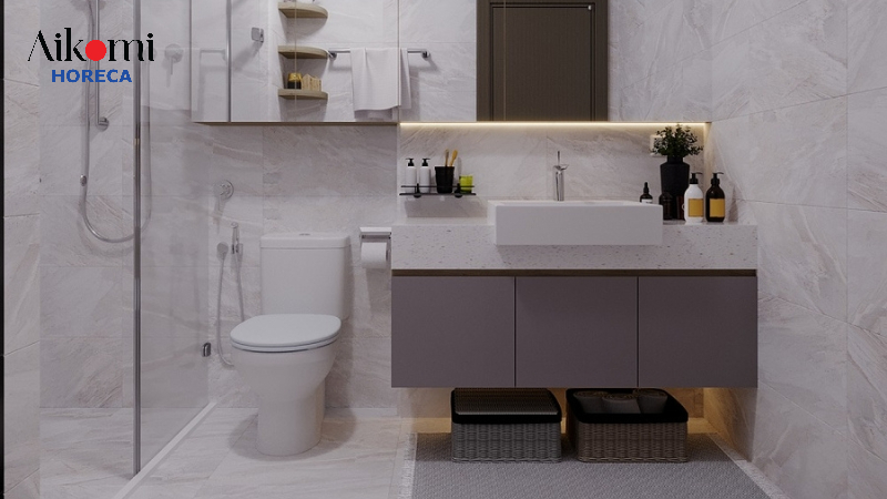 Nhà vệ sinh tràn ngập hương thơm tạo ấn tượng với khách hàng