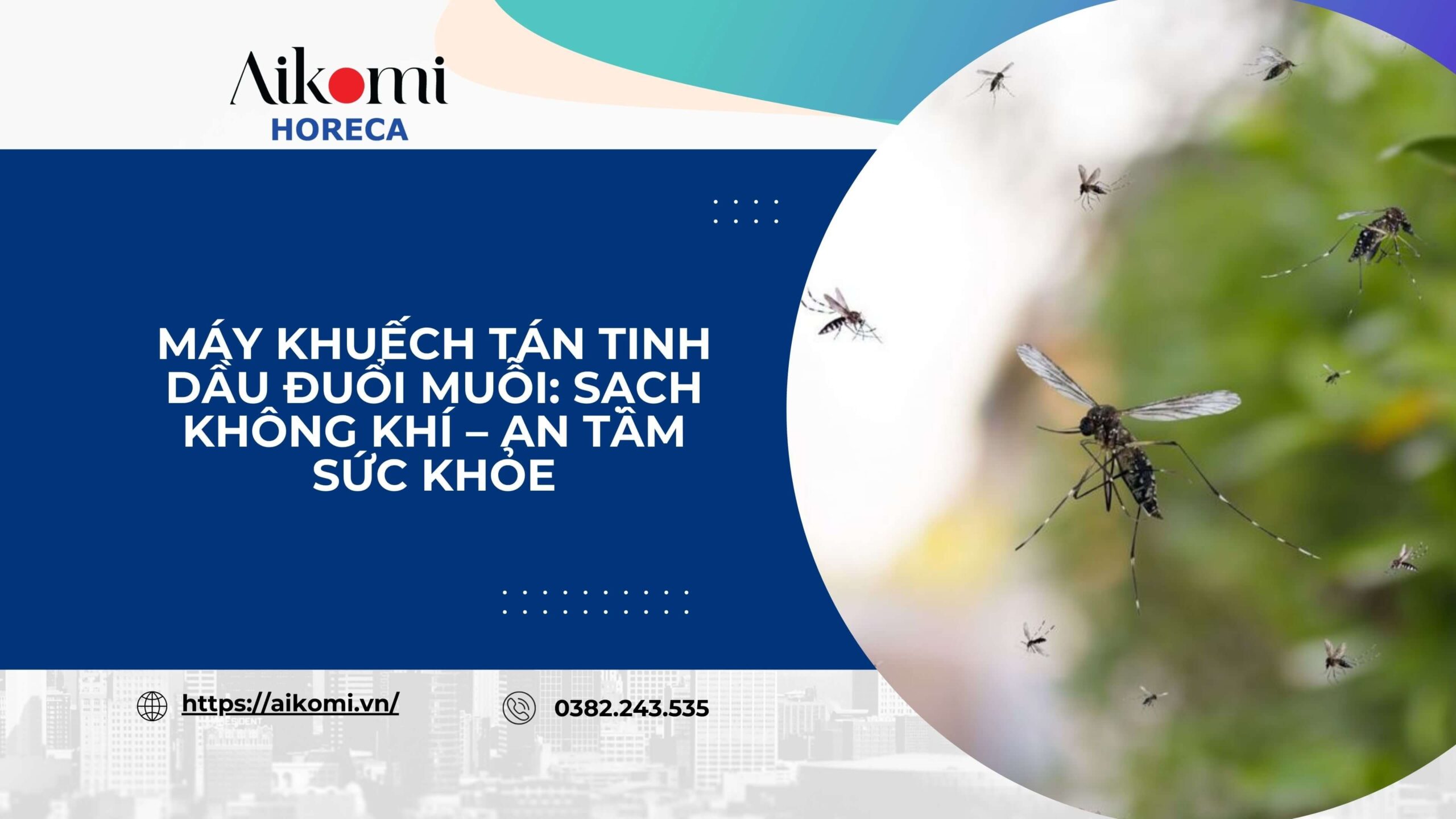 Máy Khuếch Tán Tinh Dầu Đuổi Muỗi: Sạch Không Khí – An Tâm Sức Khỏe