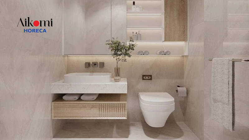 Khu vực nhà vệ sinh của spa luôn thơm 24/7