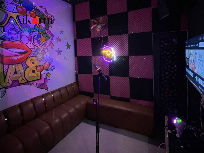 Quán karaoke không gian dưới 20m2 thích hợp sử dụng thiết bị