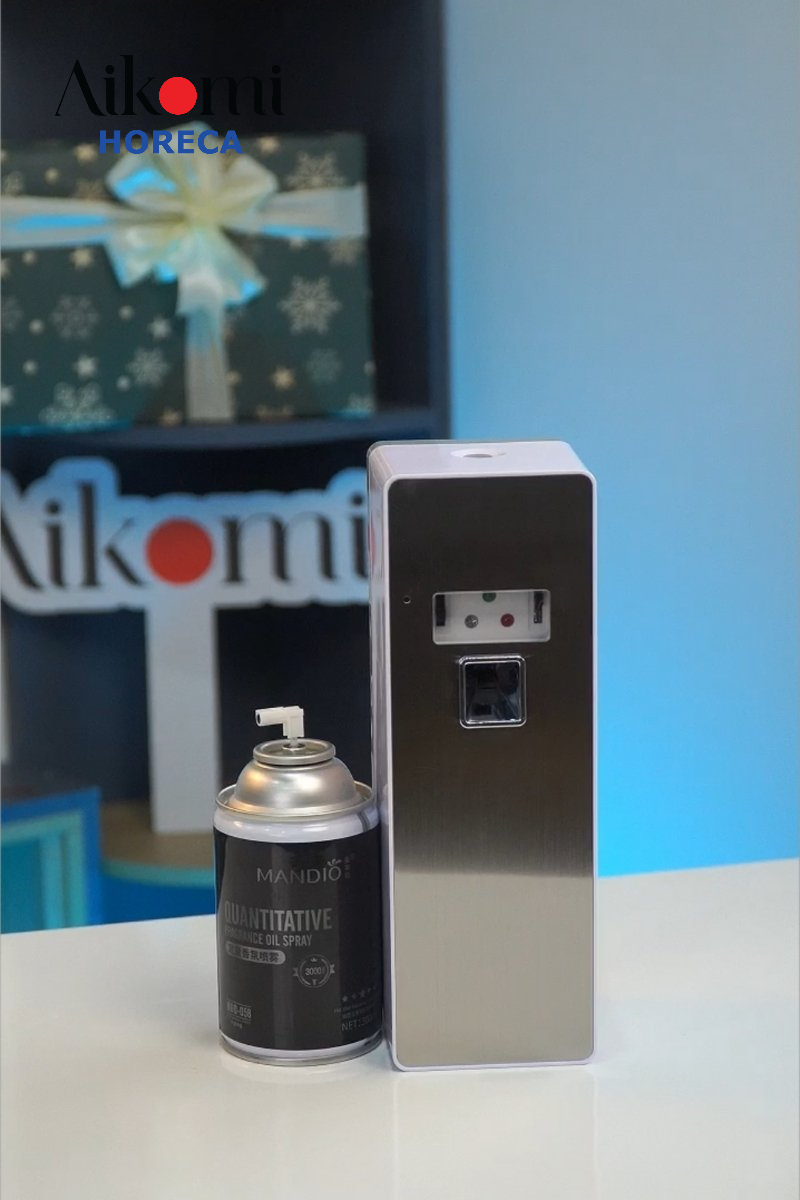 Aikomi Horeca cung cấp máy khuếch tán tự động dùng pin giá rẻ, trọn gói
